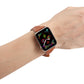 Frerndorf | Echtes Leder Armband für Apple Watch Series 7 41mm / 6 & SE & 5 & 4 40mm / 3 & 2 & 1 38mm (Braun)