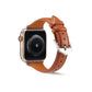 Frerndorf | Echtes Leder Armband für Apple Watch Series 7 41mm / 6 & SE & 5 & 4 40mm / 3 & 2 & 1 38mm (Braun)