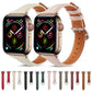 Frerndorf | Echtes Leder Uhrenarmband für Apple Watch Ultra 49mm & Watch Ultra 2 49mm / Series 9 & 8 & 7 45mm / SE 3 & SE 2 & 6 & SE & 5 & 4 44mm / 3 & 2 & 1 42mm (Weinrot)