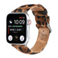 Frerndorf | Pferdehaar Flauschiges Leopardenmuster Leder Armband Für Apple Watch Series 7 41mm / 6 & SE & 5 & 4 40mm / 3 & 2 & 1 38mm(3)