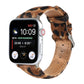 Frerndorf | Pferdehaar Flauschiges Leopardenmuster Leder Armband Für Apple Watch Series 7 41mm / 6 & SE & 5 & 4 40mm / 3 & 2 & 1 38mm(3)