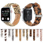 Frerndorf | Pferdehaar Flauschiges Leopardenmuster Leder Armband Für Apple Watch Series 7 41mm / 6 & SE & 5 & 4 40mm / 3 & 2 & 1 38mm(3)