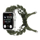 Frendorf | Geflochtenes Regenschirm-Schnur-Uhrenarmband für Apple Watch Series 9&8&7 41mm / SE 3&SE 2&6&SE&5&4 40mm / 3&2&1 38mm (Grün)