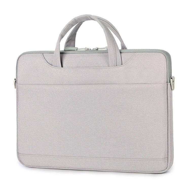 Frendorf | Für 13,3-14 Zoll Laptop Multifunktions Laptop Ein Schultertasche Handtasche (Grau)