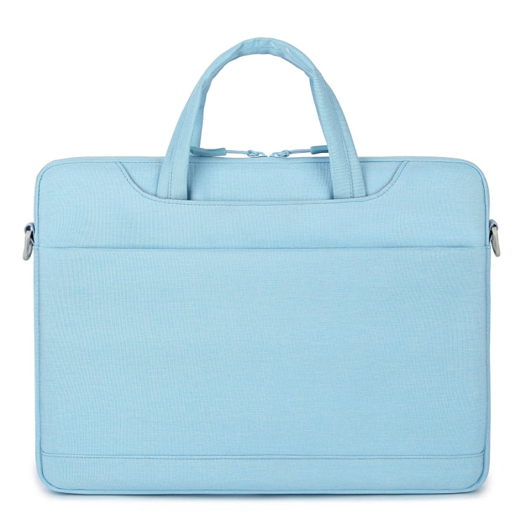 Frendorf | Für 13,3-14 Zoll Laptop Multifunktions Laptop Ein Schultertasche Handtasche (Hellblau)