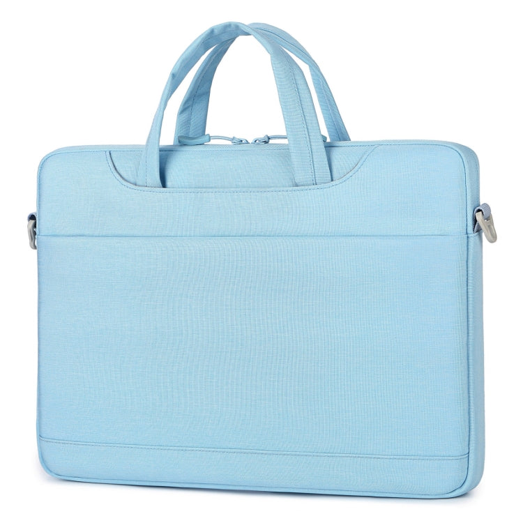 Frendorf | Für 13,3-14 Zoll Laptop Multifunktions Laptop Ein Schultertasche Handtasche (Hellblau)