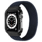 Frerndorf | Gewebtes Handgelenk-Uhrenarmband mit Rahmen für Apple Watch Series 9&8&7 41mm / SE 3&SE 2&6&SE&5&4 40mm / 3&2&1 38mm, Länge:140mm (Charcoal)