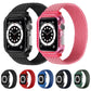 Frerndorf | Weben Handgelenk Uhr Armbänder mit Rahmen für Apple Watch Series 9&8&7 41mm / SE 3&SE 2&6&SE&5&4 40mm / 3&2&1 38mm, Länge:145mm (Helles Pink)
