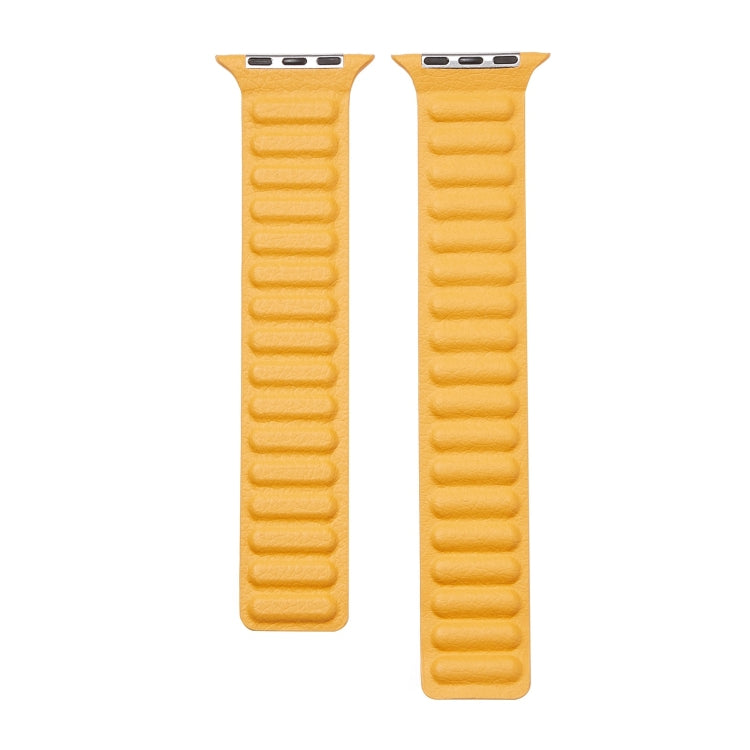 Frerndorf | Loop Lederarmband für Apple Watch Series 7 41mm / 6 & SE & 5 & 4 40mm / 3 & 2 & 1 38mm (Kalifornischer Mohn)