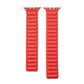Frerndorf | Loop Leder Uhrenband für Apple Watch Series 7 41mm / 6 & SE & 5 & 4 40mm / 3 & 2 & 1 38mm (Rot)