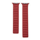 Frerndorf | Loop Lederuhrband für Apple Watch Series 7 41mm / 6 & SE & 5 & 4 40mm / 3 & 2 & 1 38mm (Weinrot)