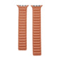 Frerndorf | Loop Lederuhrband für Apple Watch Series 7 45mm / 6 & SE & 5 & 4 44mm / 3 & 2 & 1 42mm (Sattelbraun)