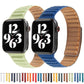 Frerndorf | Loop Leder Armband Für Apple Watch Series 7 45mm / 6 & SE & 5 & 4 44mm / 3 & 2 & 1 42mm (Grassgrün)