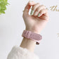 Frendorf | D Charakter Schnalle Glatte Textur Uhr Band Für Apple Watch Serie 9&8&7 41mm / SE 3&SE 2&6&SE&5&4 40mm / 3&2&1 38mm (Schwarz)
