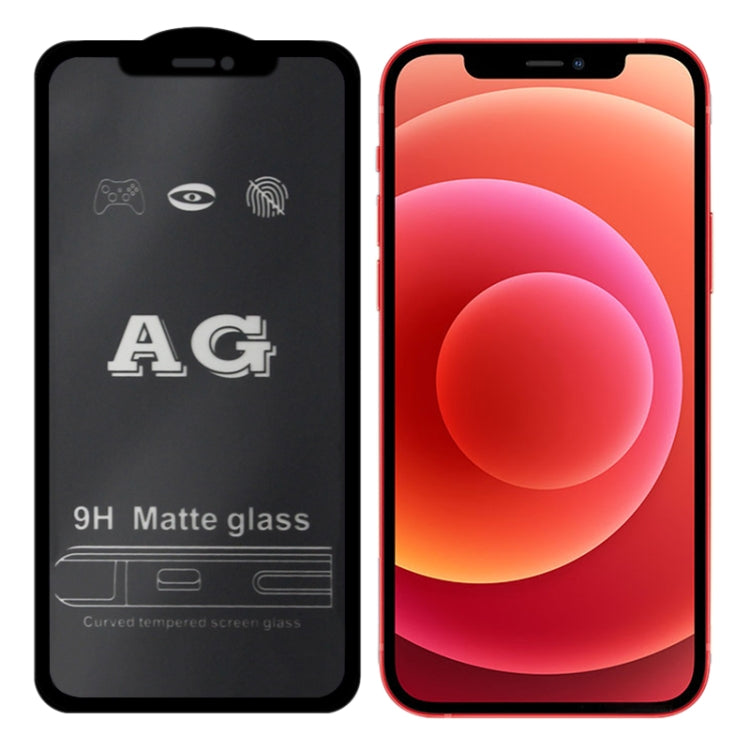 Frendorf | Für iPhone 12 mini AG Matt Frosted Full Cover Gehärtetes Glas Film