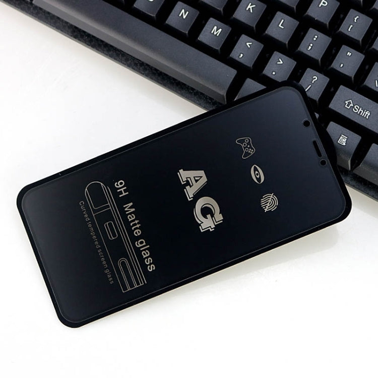 Frendorf | Für iPhone 12 / 12 Pro AG Matte Frosted Full Cover Gehärtetes Glasfolie