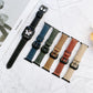 Frendorf | Big Head Schnallen Leder Uhrenarmband Für Apple Watch Ultra 49mm&Watch Ultra 2 49mm / Series 9&8&7 45mm / SE 3&SE 2&6&SE&5&4 44mm / 3&2&1 42mm (Blau)