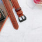 Frendorf | Big Head Schnalle Leder Uhrband für Apple Watch Ultra 49mm&Watch Ultra 2 49mm / Series 9&8&7 45mm / SE 3&SE 2&6&SE&5&4 44mm / 3&2&1 42mm(Braun)