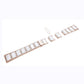 Frerndorf | XingYao Serie Zweifarbige Stahl Armband Für Apple Watch Serie 9&8&7 41mm / SE 3&SE 2&6&SE&5&4 40mm / 3&2&1 38mm(Gold+Weiß)