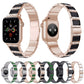 Frerndorf | XingYao Serie Zwei-Ton Stahl Armband Für Apple Watch Ultra 49mm&Watch Ultra 2 49mm / Serie 9&8&7 45mm / SE 3&SE 2&6&SE&5&4 44mm / 3&2&1 42mm(Gold+Schwarz)