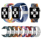 Frendorf | Geflochtenes + Edelstahl Armband für Apple Watch Serie 7 41mm / 6 & SE & 5 & 4 40mm / 3 & 2 & 1 38mm (Braun Gelb)