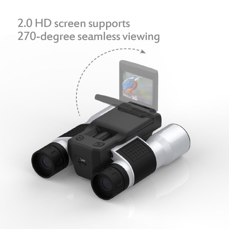 Frendorf | W32 12x32 HD Digital-Teleskop 2,0-Zoll LCD Videoaufnahme Fernglas-Teleskop