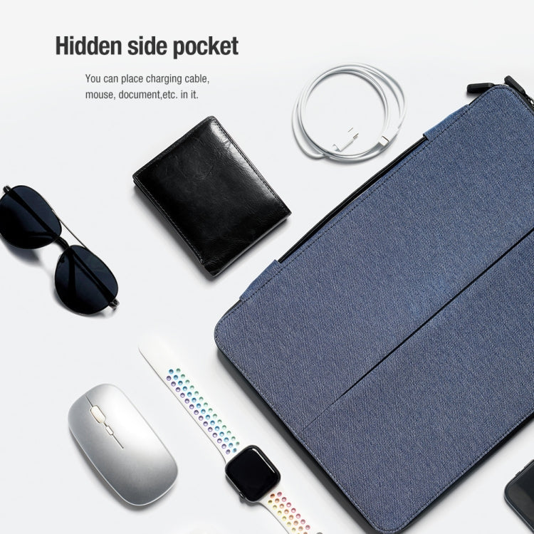 Frendorf | NILLKIN Commuter Multifunktionale Laptop-Hülle für 14,0 Zoll und kleiner (Dunkelgrau)