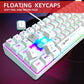 Frendorf | HXSJ V700 61 Tasten RGB-Beleuchtung Gaming Kabelgebundene Tastatur (Weiß)