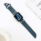 Frerndorf | Leder Messer Uhrarmband für Apple Watch Serie 9&8&7 41mm / SE 3&SE 2&6&SE&5&4 40mm / 3&2&1 38mm (Marineblau)