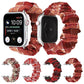 Frendorf | Geknotetes Haargummi Uhrenarmband für Apple Watch Series 9&8&7 41mm / SE 3&SE 2&6&SE&5&4 40mm / 3&2&1 38mm (Aprikose)