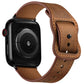 Frendorf | Doppel-Loch-Lederuhrband für Apple Watch Serie 9&8&7 41mm / SE 3&SE 2&6&SE&5&4 40mm / 3&2&1 38mm (Rotbraun Crazy Horse)