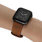 Frendorf | Doppel-Loch-Lederuhrband für Apple Watch Serie 9&8&7 41mm / SE 3&SE 2&6&SE&5&4 40mm / 3&2&1 38mm (Rotbraun Crazy Horse)