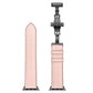 Frerndorf | Echtes Leder + Schmetterlingsschwarze Schnalle Uhrband für Apple Watch Series 9&8&7 41mm / SE 3&SE 2&6&SE&5&4 40mm / 3&2&1 38mm (Pink)