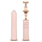 Frerndorf | Echtes Leder + Schmetterling Roségold Schnalle Uhrband für Apple Watch Series 9&8&7 41mm / SE 3&SE 2&6&SE&5&4 40mm / 3&2&1 38mm (Pink)