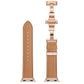 Frerndorf | Echtes Leder + Schmetterling Roségold Schnalle Uhrband für Apple Watch Series 9&8&7 41mm / SE 3&SE 2&6&SE&5&4 40mm / 3&2&1 38mm (Pink)