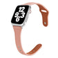 Frerndorf | Universelles T-förmiges dünnes umgekehrtes Schnallen-Leder-Uhrenarmband für Apple Watch Series 9&8&7 41mm / SE 3&SE 2&6&SE&5&4 40mm / 3&2&1 38mm (Rosa)