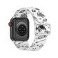 Frendorf | Verstellbares elastisches Druck-Uhrenarmband für Apple Watch Series 9&8&7 41mm / SE 3&SE 2&6&SE&5&4 40mm / 3&2&1 38mm (Universum)