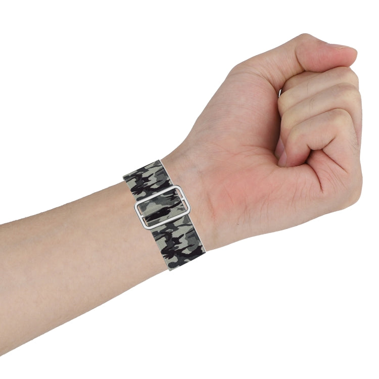 Frendorf | Verstellbares elastisches Druck-Uhrenarmband für Apple Watch Series 9&8&7 41mm / SE 3&SE 2&6&SE&5&4 40mm / 3&2&1 38mm (Schmetterling)