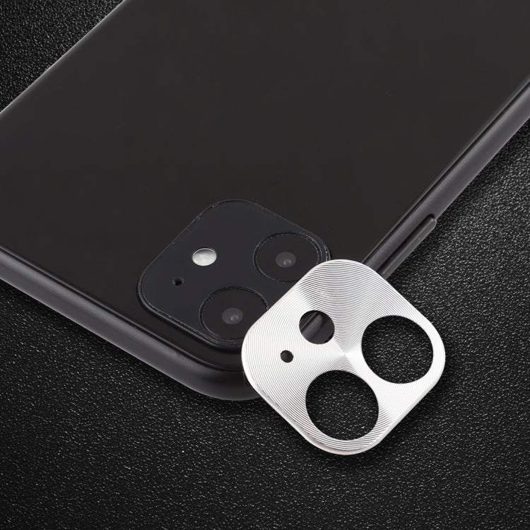 Frendorf | Für iPhone 11 Rückkamera Linse Schutzfolie Kleine Weiße Box(Silber)