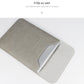 Frendorf | PU02 Ultra-dünne Notebook Liner Tasche mit kleiner Tasche, Größe: 13,3 Zoll (Dunkelgrau)