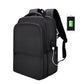 Frendorf | SJ01 Business Casual Computer Rucksack mit USB-Ladeanschluss, Größe: 13-15 Zoll Universell (Schwarz)