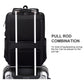 Frendorf | SJ01 Business Casual Computer Rucksack mit USB-Ladeanschluss, Größe: 13-15 Zoll Universell (Schwarz)