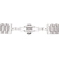 Frendorf | Für Apple Watch Series 7 41mm / 6 & SE & 5 & 4 40mm / 3 & 2 & 1 38mm Edelstahl Armband (Silber)