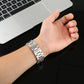 Frendorf | Für Apple Watch Series 7 41mm / 6 & SE & 5 & 4 40mm / 3 & 2 & 1 38mm Edelstahl Armband (Silber)