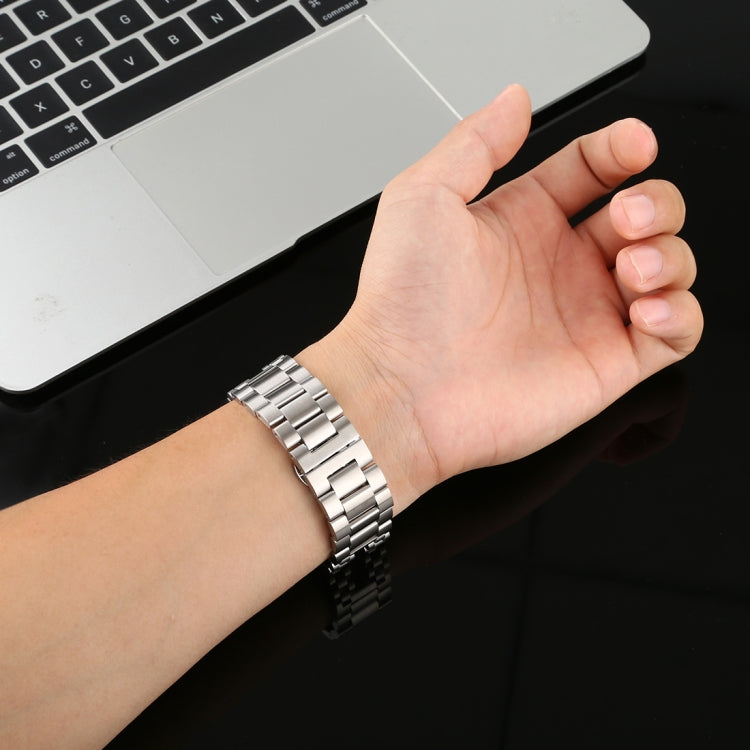 Frendorf | Für Apple Watch Series 7 41mm / 6 & SE & 5 & 4 40mm / 3 & 2 & 1 38mm Edelstahl Armband (Silber)