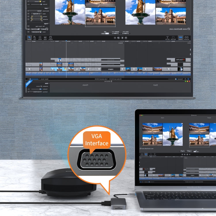 Frendorf | Basix BL10V 10 in 1 USB-C / Type-C zu RJ45 + VGA + HDMI + 3,5mm AUX + SD / TF Kartensteckplatz + PD USB-C / Type-C + USB 3.0 + 2 USB 2.0 Ports Docking Station HUB