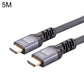 Frendorf | HDMI 2.0 Male zu HDMI 2.0 Male 4K Ultra-HD Geflochtenes Adapterkabel, Kabel Länge: 5m (Grau)