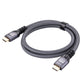 Frendorf | HDMI 2.0 Male zu HDMI 2.0 Male 4K Ultra-HD Geflochtenes Adapterkabel, Kabellänge: 18m (Grau)