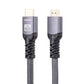 Frendorf | HDMI 2.0 Stecker zu HDMI 2.0 Stecker 4K Ultra-HD geflochtenes Adapterkabel, Kabellänge: 20m (Grau)