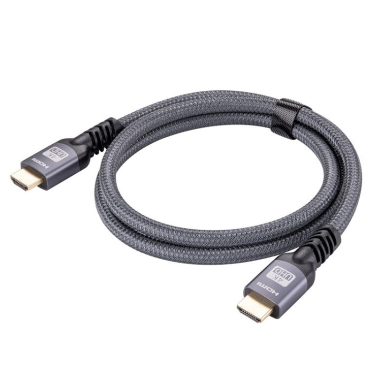 Frendorf | HDMI 2.0 Stecker zu HDMI 2.0 Stecker 4K Ultra-HD geflochtenes Adapterkabel, Kabellänge: 20m (Grau)